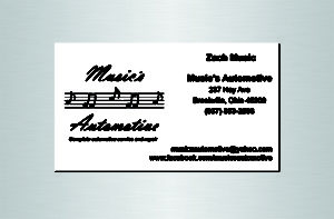 Music's Automotive Fridge Magnet