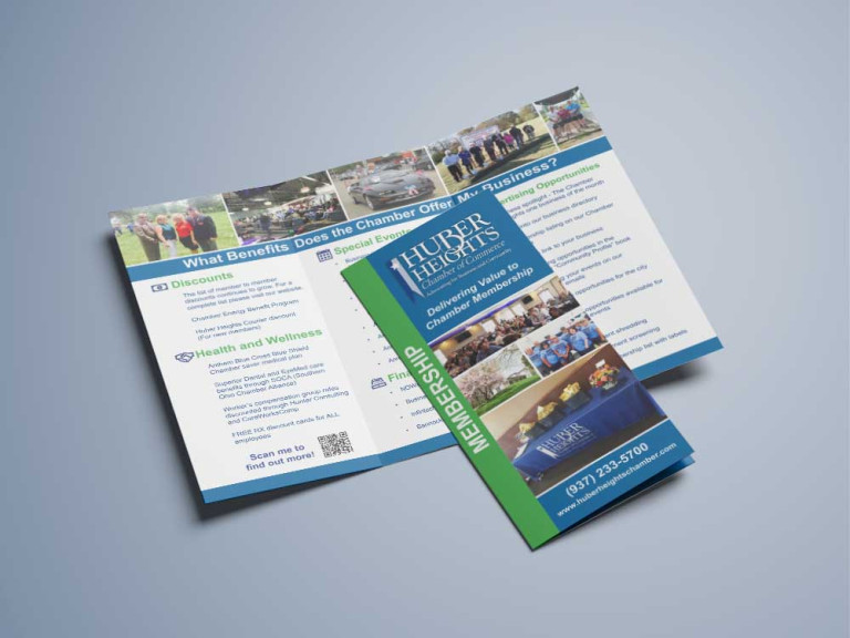 Huber Heights Chamber of Commerce Trifold Brochures