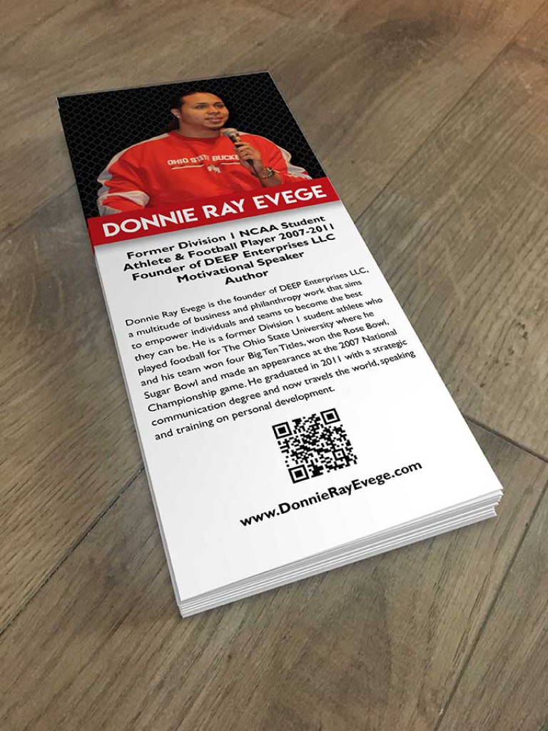Donnie Ray Evege Rack Card