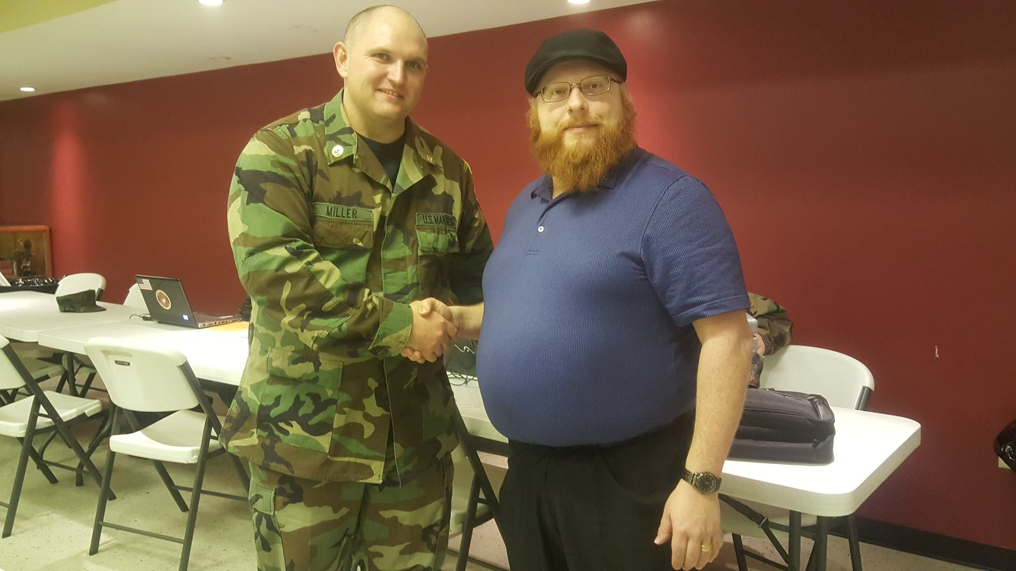 Keagan with the Miami Valley Young Marines